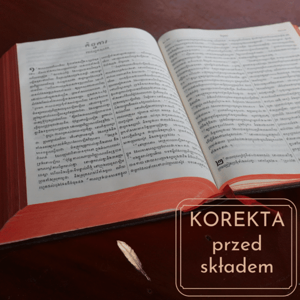 Korekta przed składem